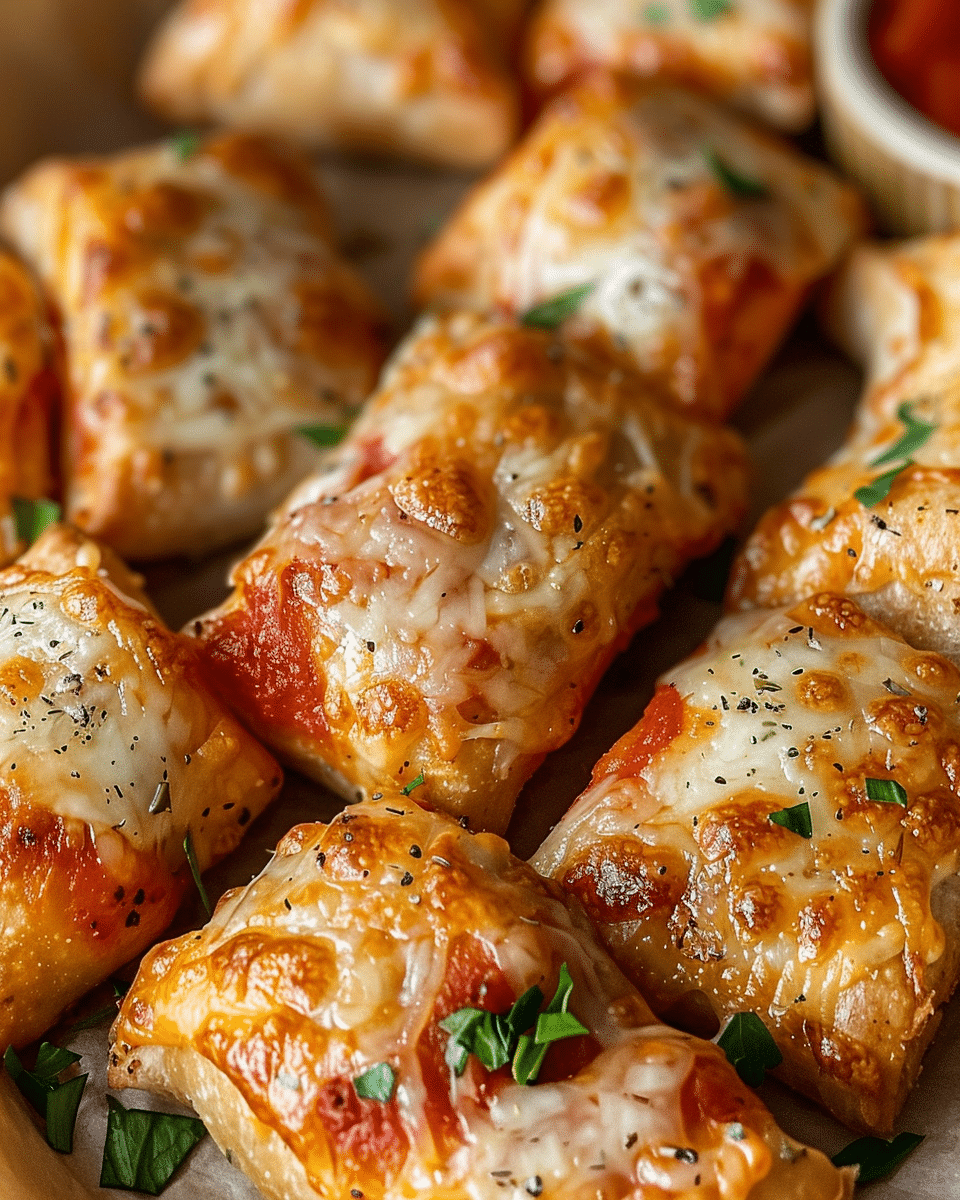 Pepperoni Cheese Pizza Sticks