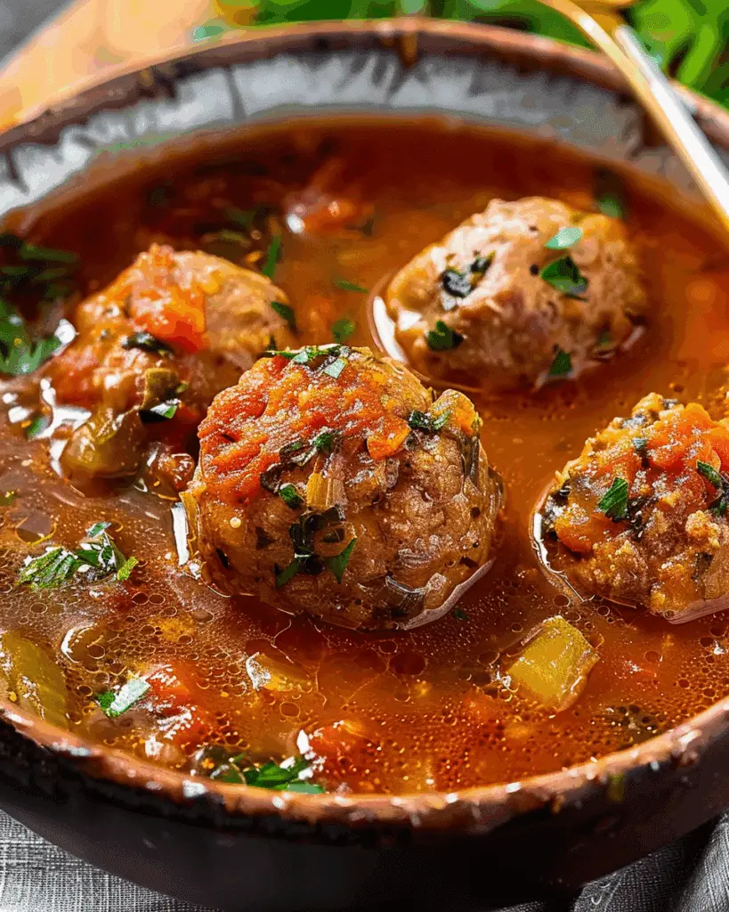 Albondigas Soup Recipe