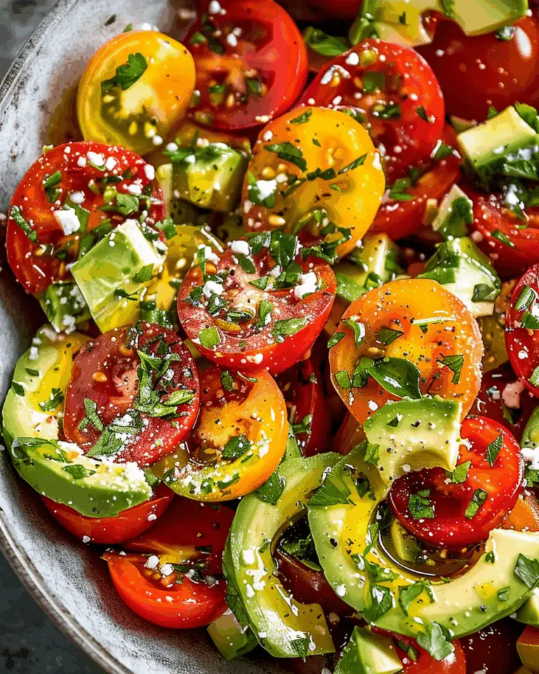 Avocado Tomato Salad