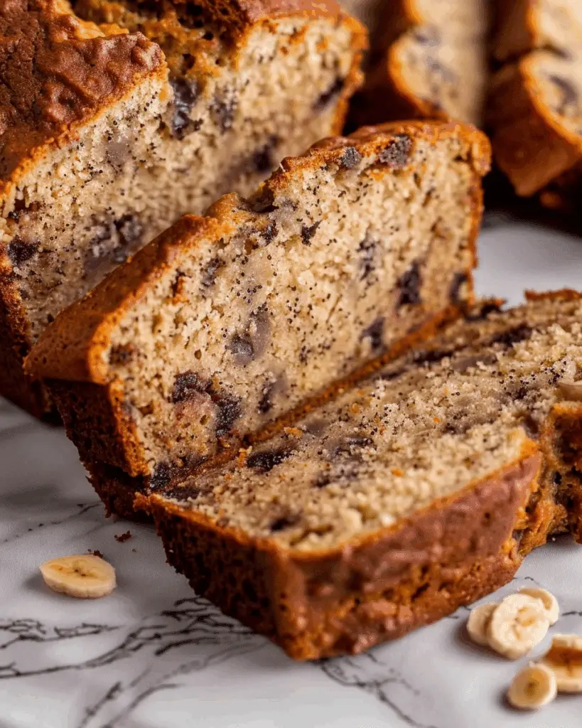 Banana Bread with Walnuts and Chocolate Chips