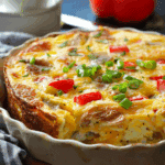 Cheesy Pepper Breakfast Bake