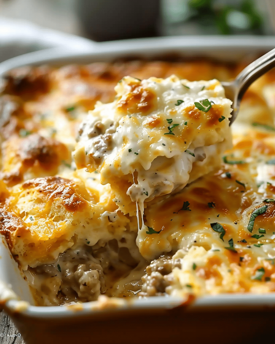 Breakfast Biscuit Casserole
