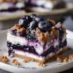 Blueberry Crisp Cheesecake