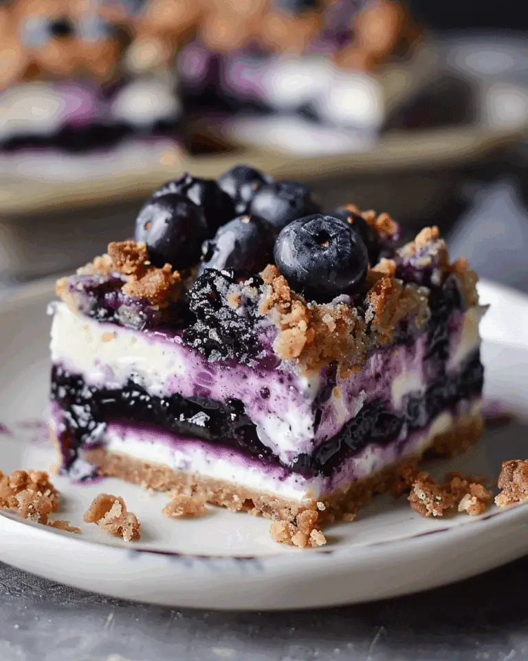 Blueberry Crisp Cheesecake