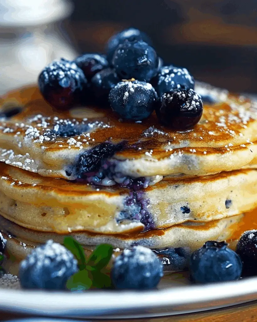 Blueberry Ricotta Pancakes