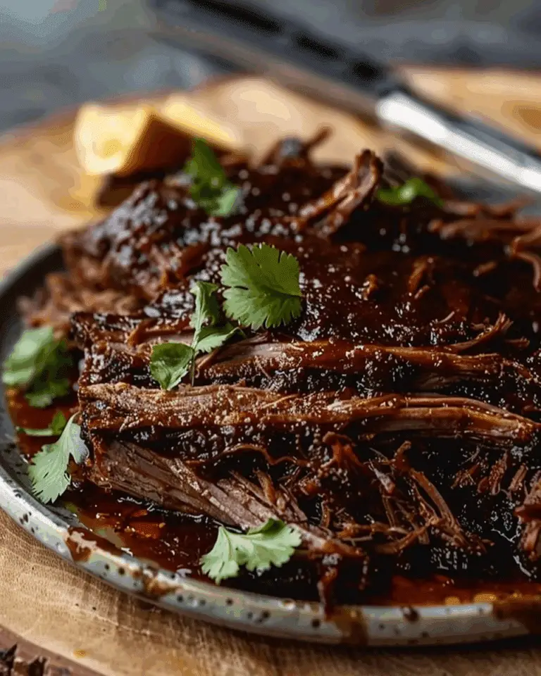 Caramelized Pulled Beef Brisket