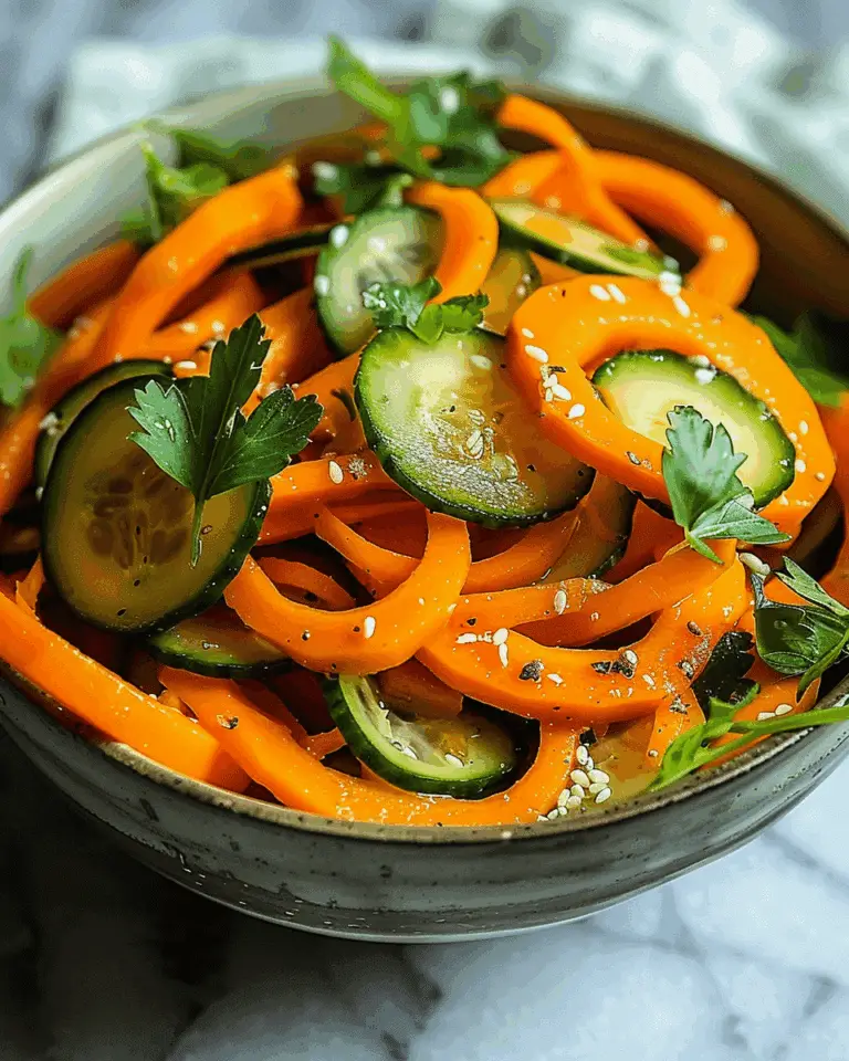Carrot and Cucumber Salad Recipe