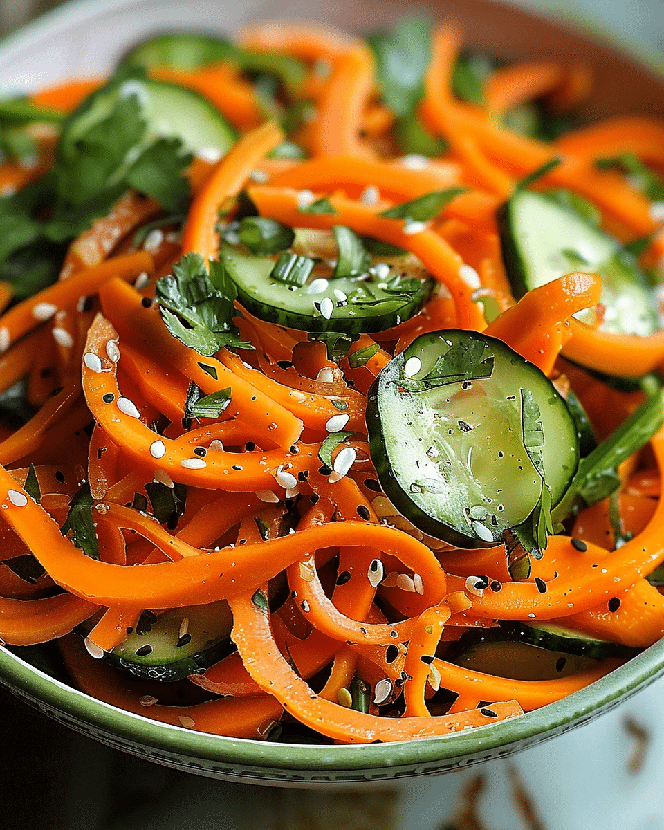 Carrot and Cucumber Salad Recipe