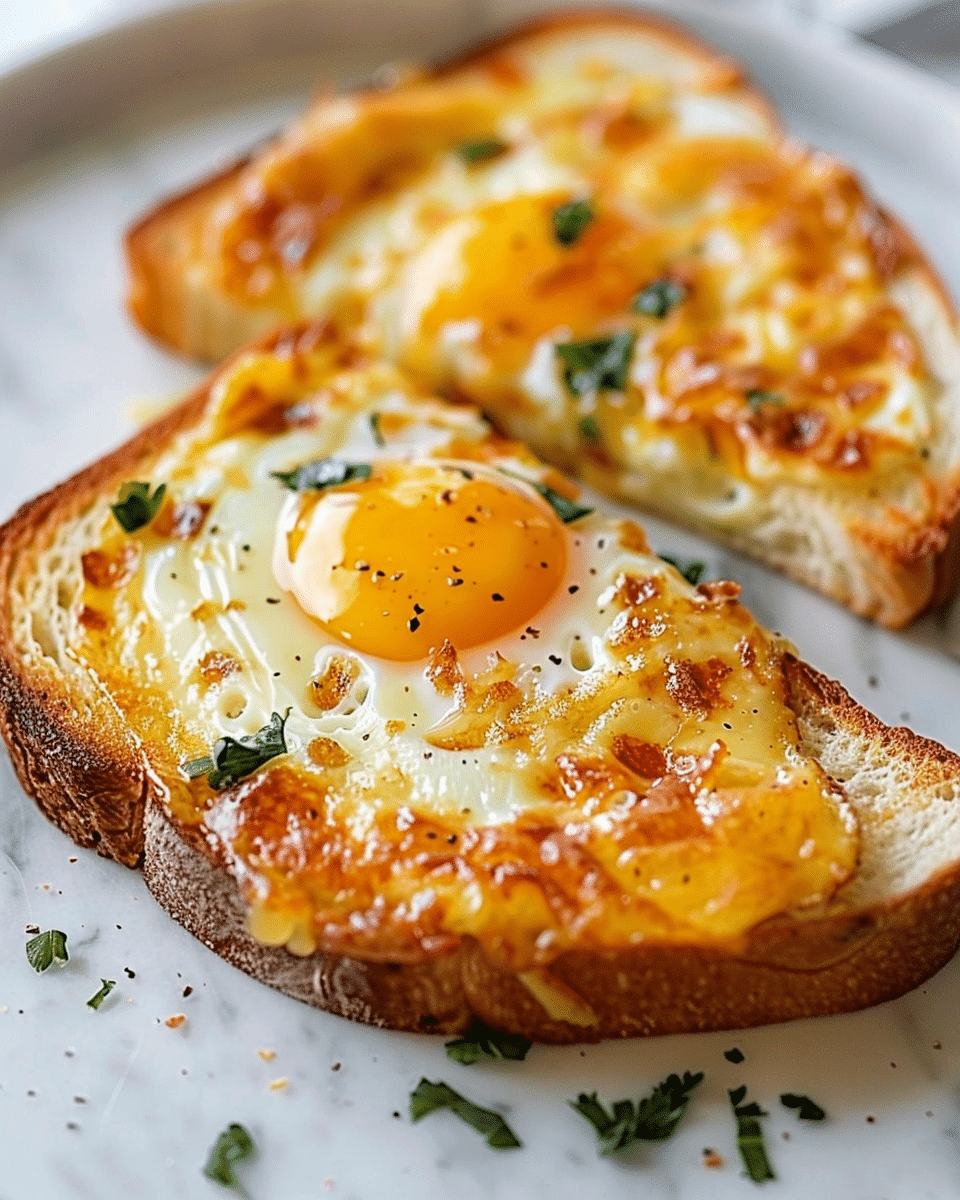 Cheesy Egg Toast
