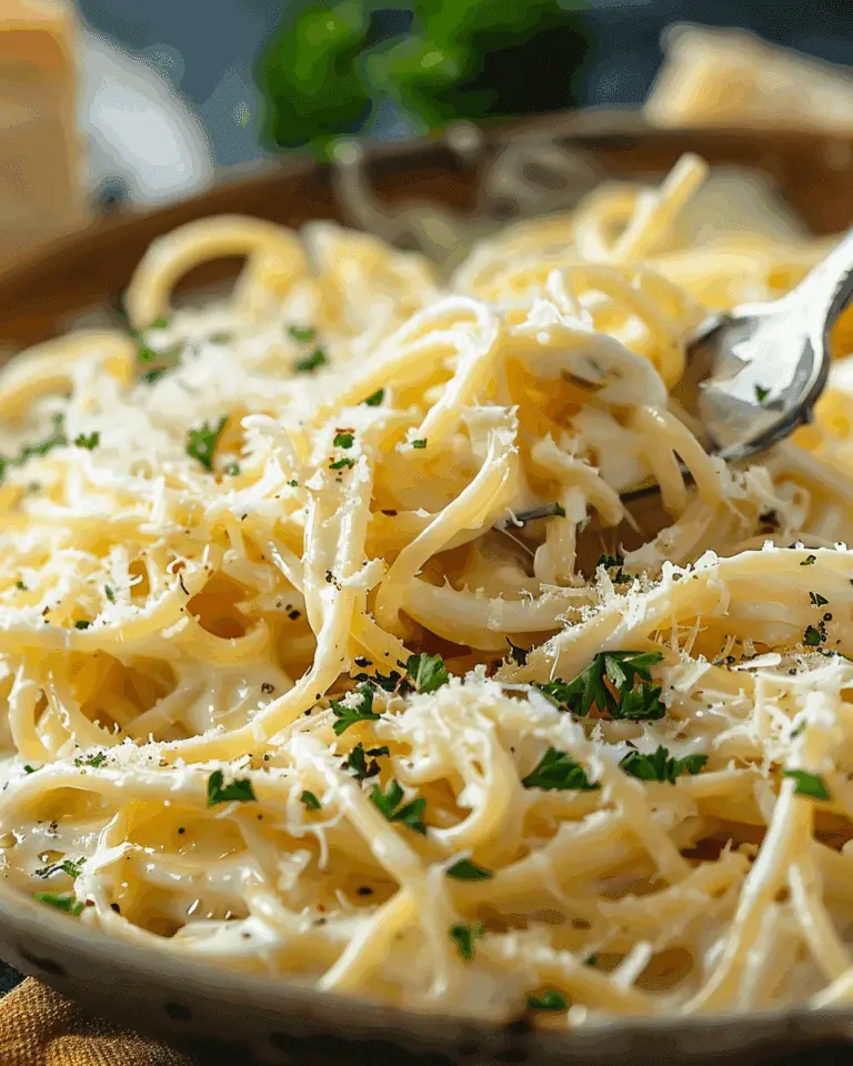 Creamy Garlic Parmesan Spaghetti