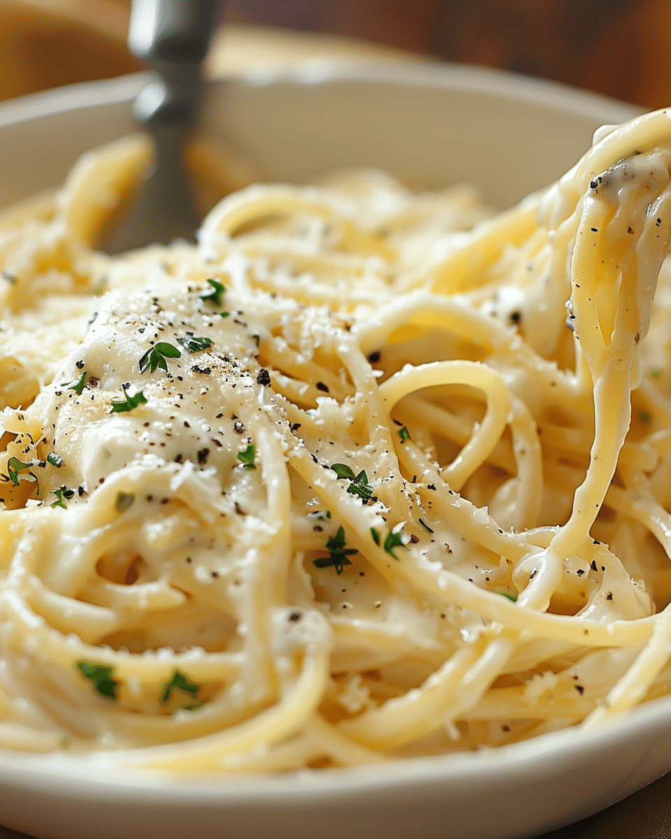 Creamy Garlic Parmesan Spaghetti