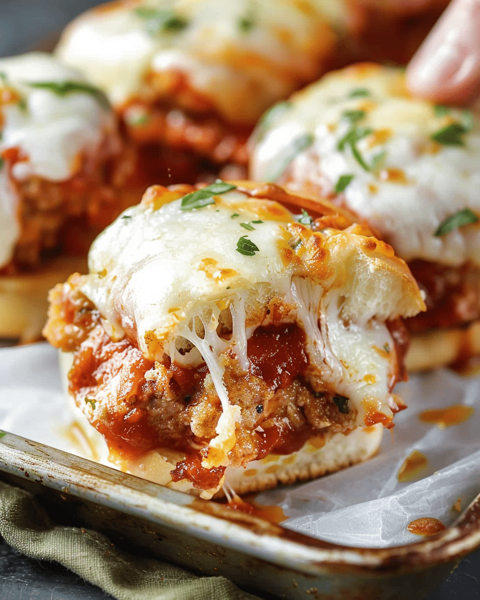 Chicken Parmesan Sliders