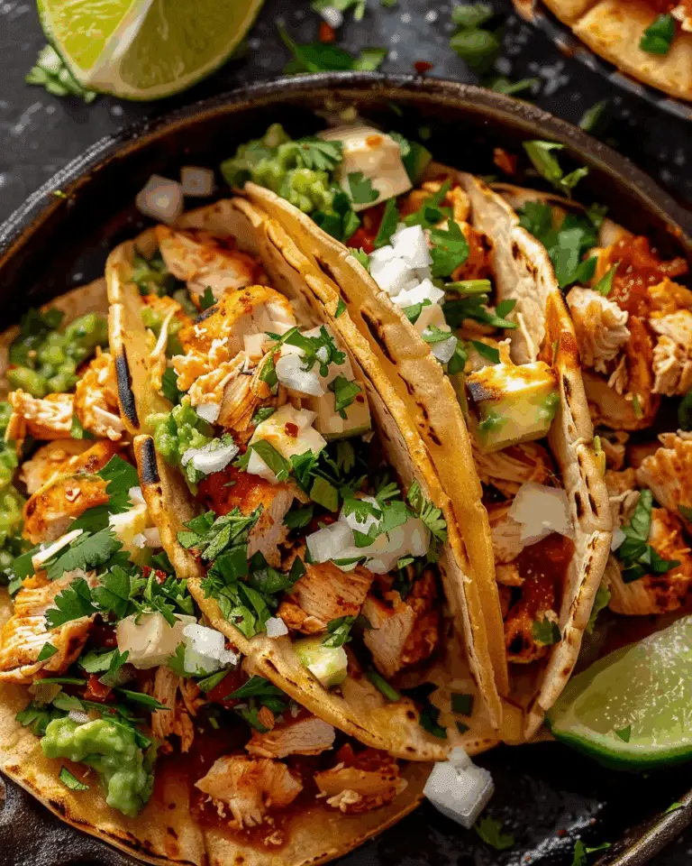 Chicken Street Tacos Recipe