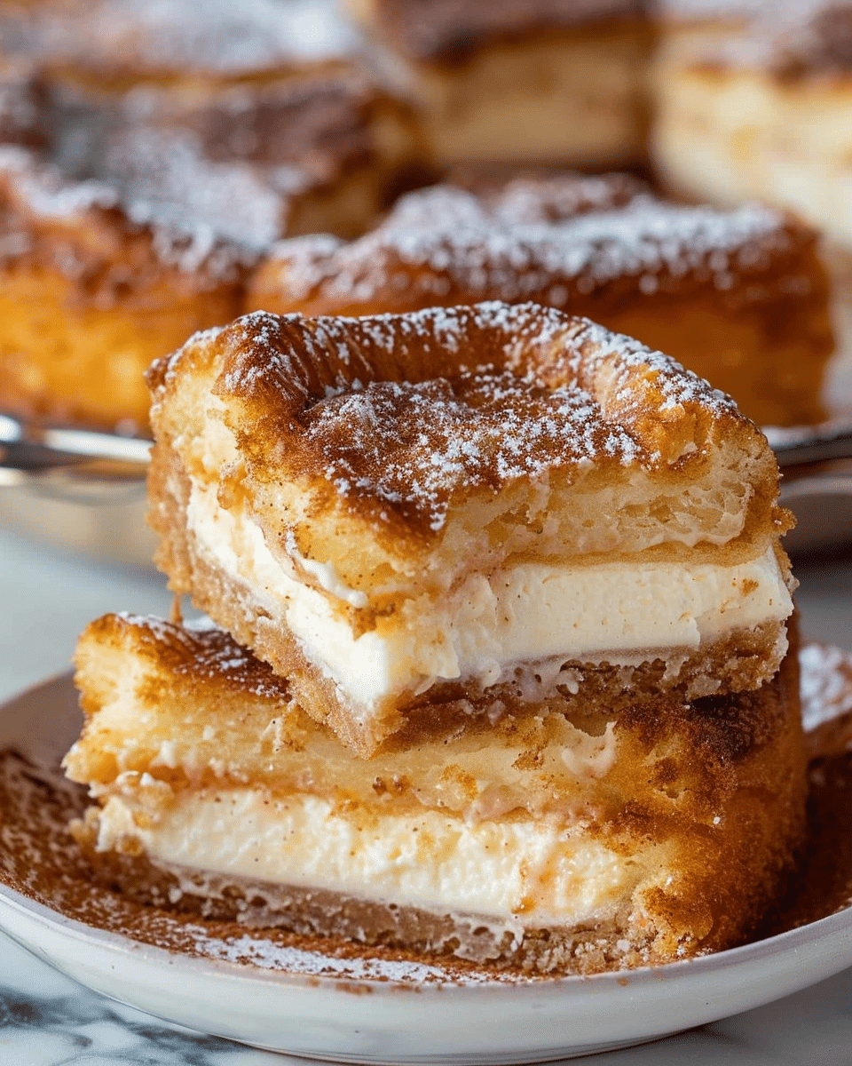 Cinnamon Sugar Cheesecake Bars
