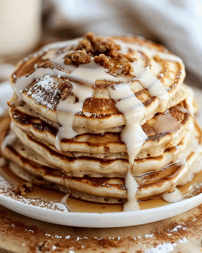 Cinnamon Roll Pancakes