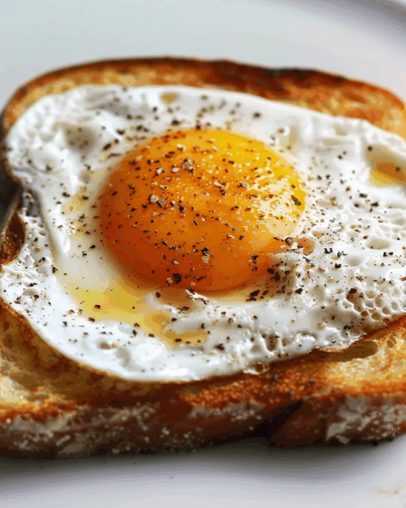 Classic Fried Egg on Toast