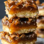 Coconut Caramel Shortbread Bars