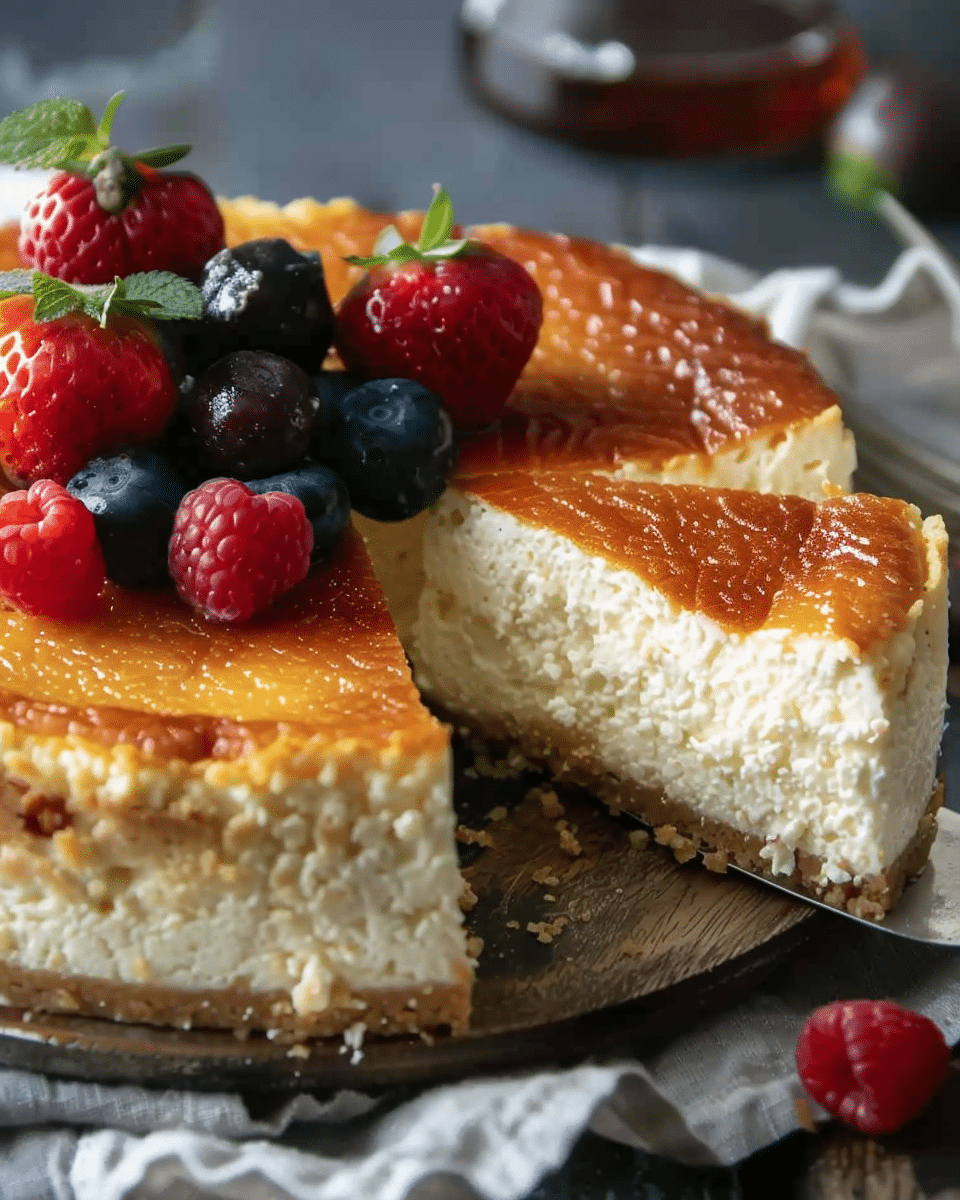 Cottage Cheese Cheesecake