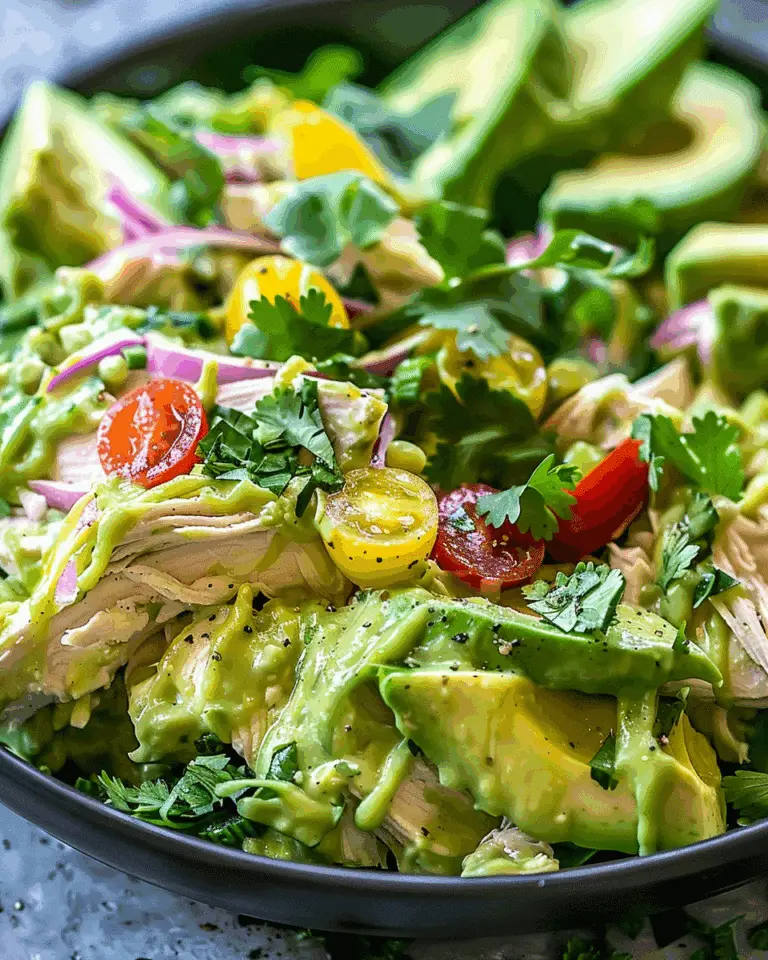 Creamy Avocado Chicken Salad