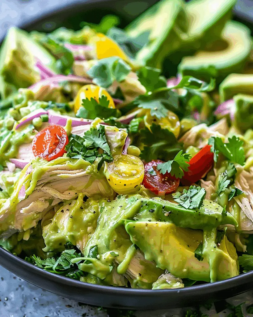 Creamy Avocado Chicken Salad