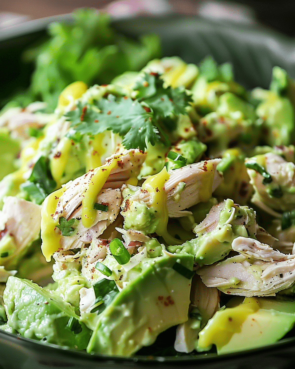 Creamy Avocado Chicken Salad