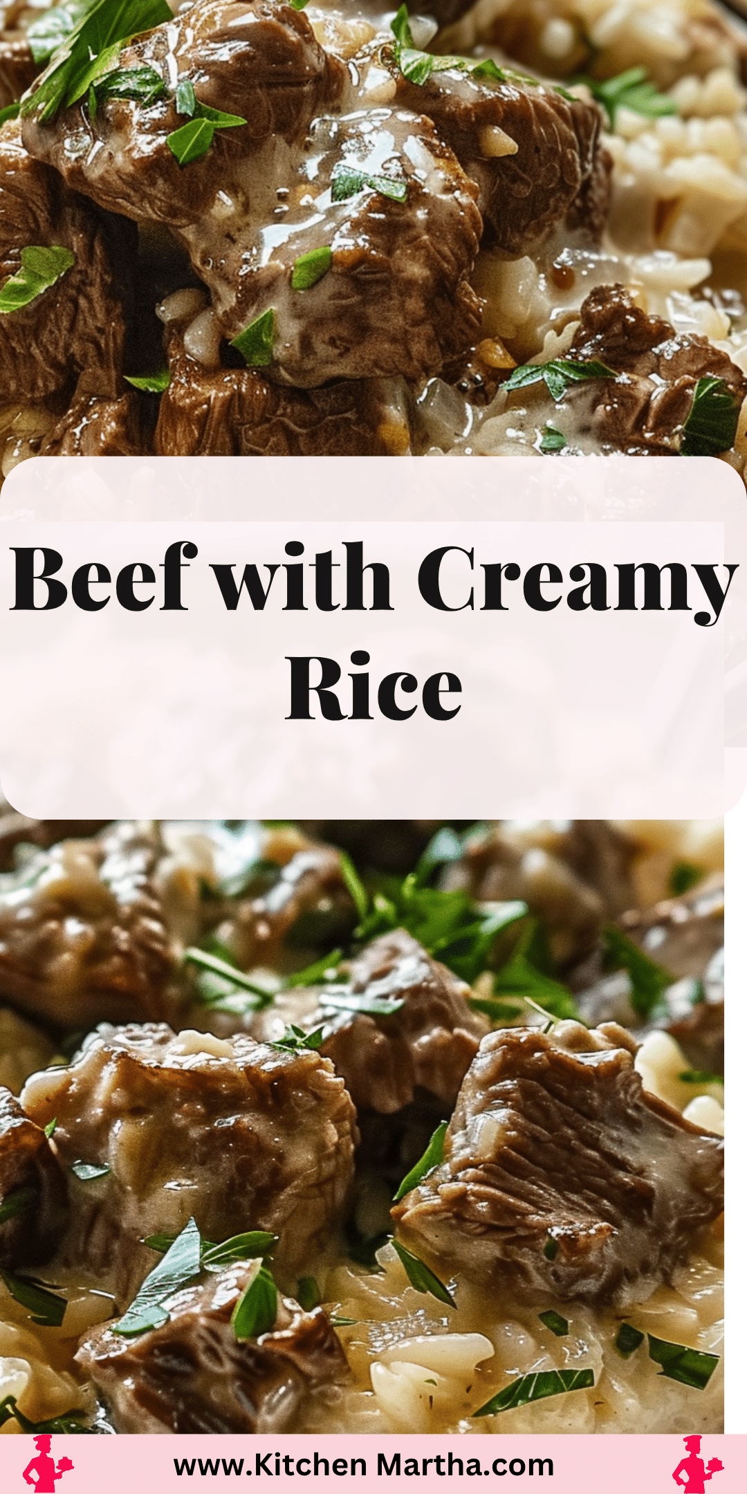 Beef with Creamy Rice | Kitchen Martha