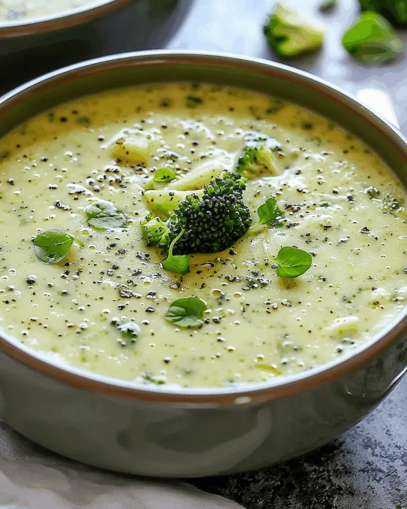Creamy Broccoli Potato Soup
