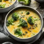 Creamy Broccoli and Cheddar Soup