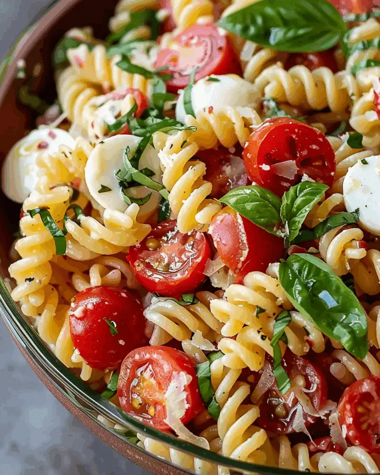 Caprese Pasta Salad Recipe