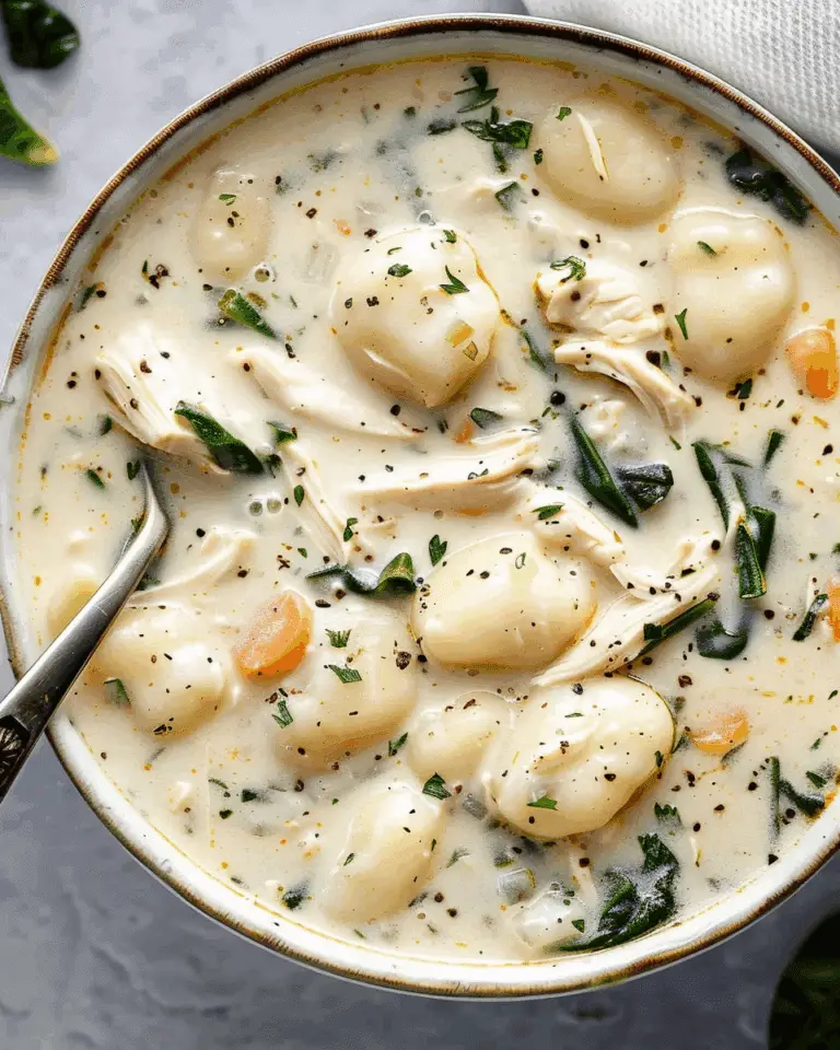 Creamy Chicken Gnocchi Soup