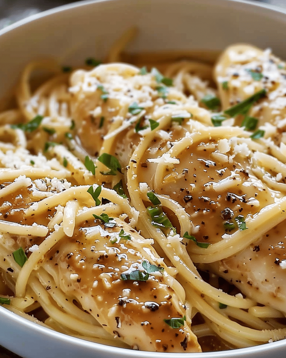 Creamy Garlic Parmesan Pasta
