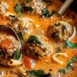 Creamy Italian Meatball Soup