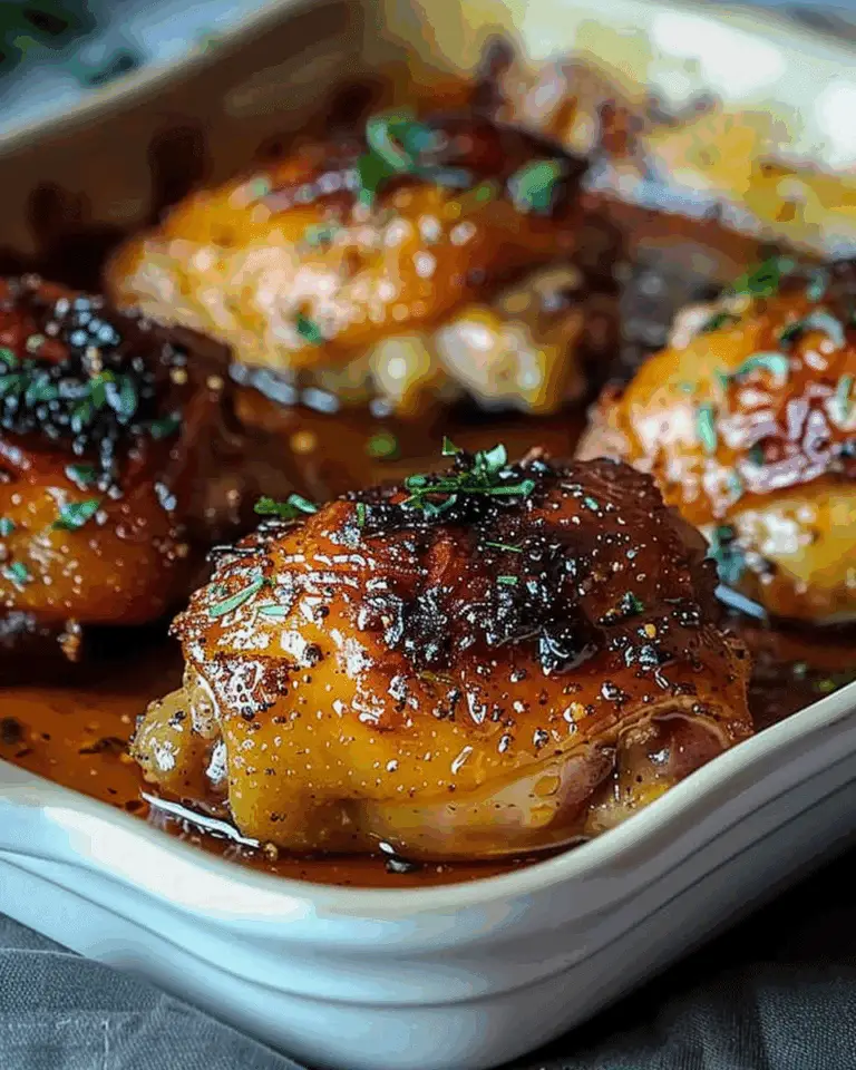 Crispy Baked Chicken Thighs