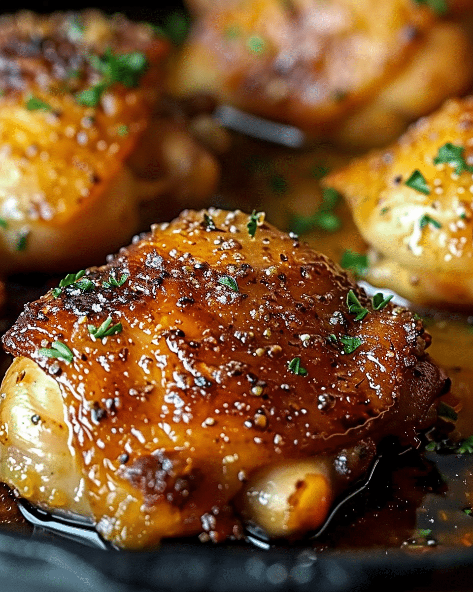 Crispy Baked Chicken Thighs