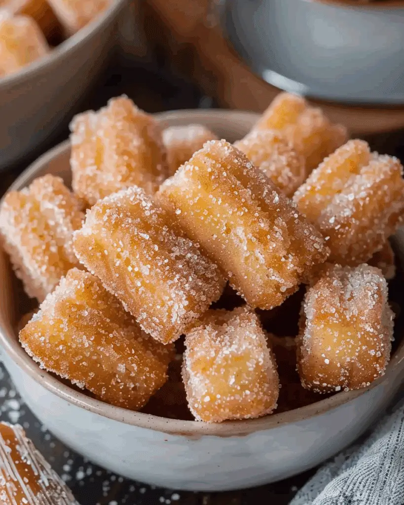 Delicious Baked Churro Bites