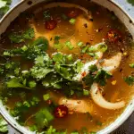 Easy Spicy Garlic Chicken Broth