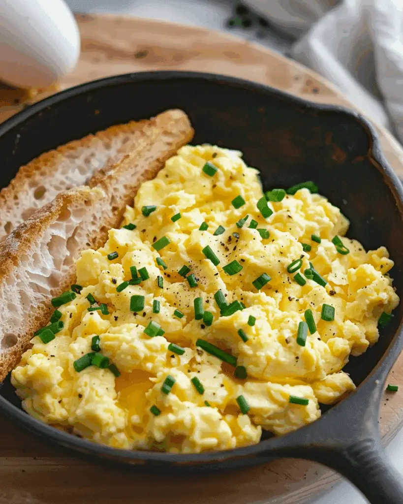 Fluffy Scrambled Eggs