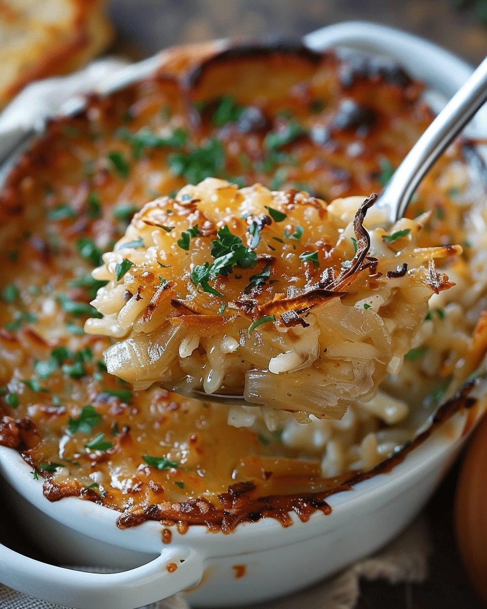 French Onion Soup Rice