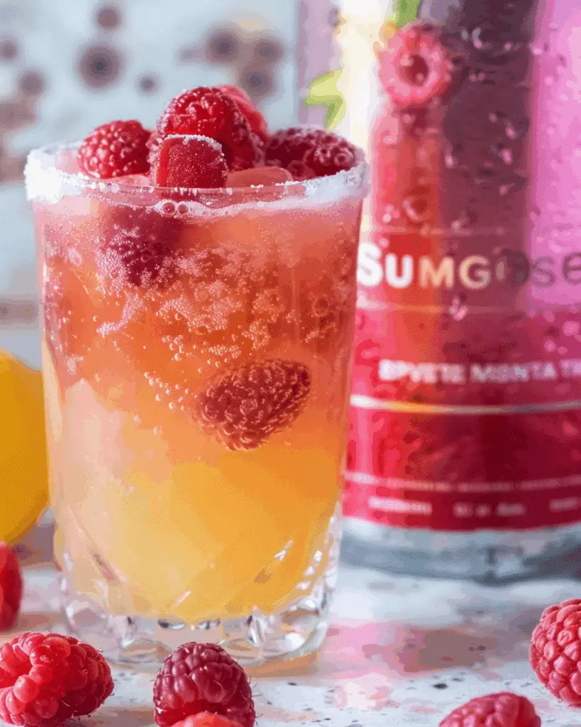 Tropical Fruit Punch with Homemade Fruit Ice Cubes