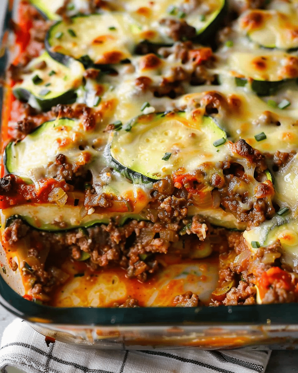 Ground Beef Zucchini Casserole Recipe