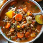 Ground Turkey and Vegetable Soup