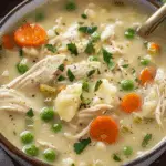 Healthy Chicken Pot Pie Soup