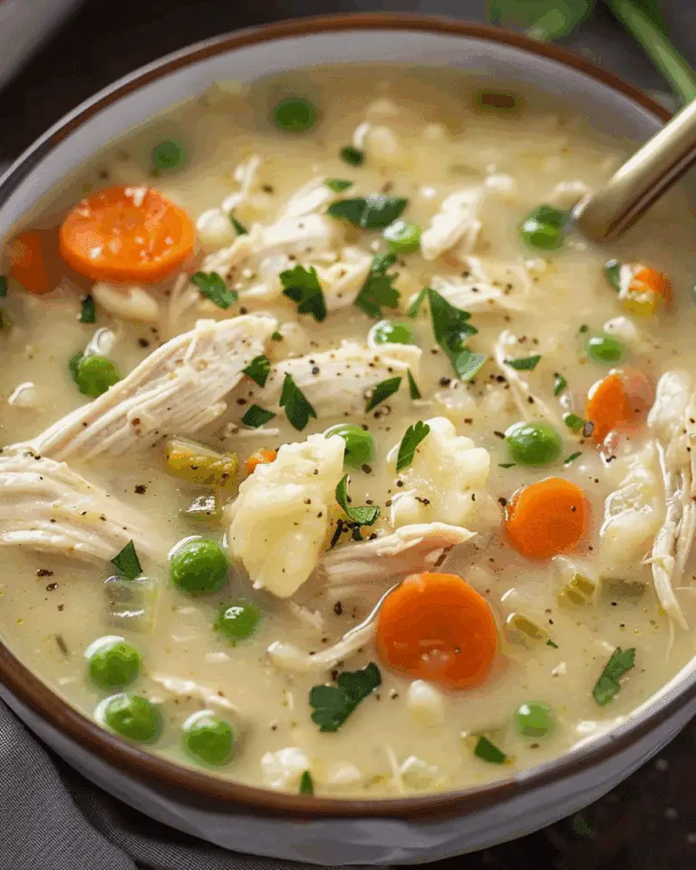Healthy Chicken Pot Pie Soup