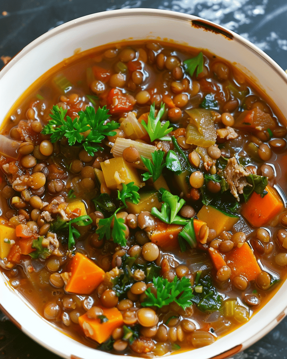 Hearty Lentil and Vegetable Stew