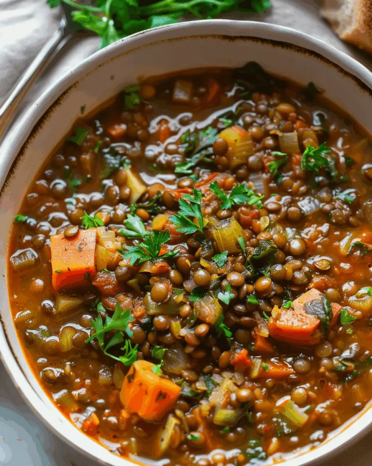 Hearty Lentil and Vegetable Stew