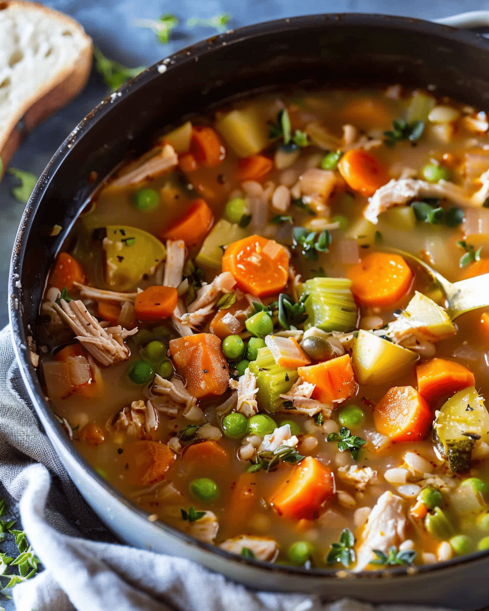 Hearty Turkey and Vegetable Soup