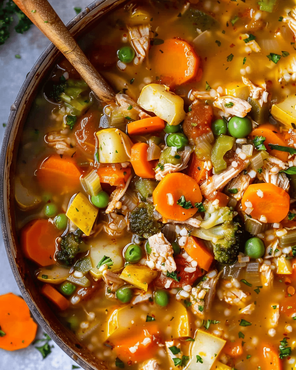 Hearty Turkey and Vegetable Soup | Kitchen Martha