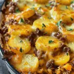 Hobo Casserole with Ground Beef & Potatoes Recipe