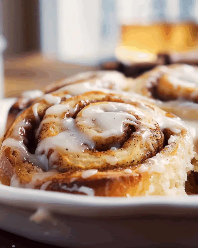 Cinnamon Roll Recipe with Cream Cheese Frosting