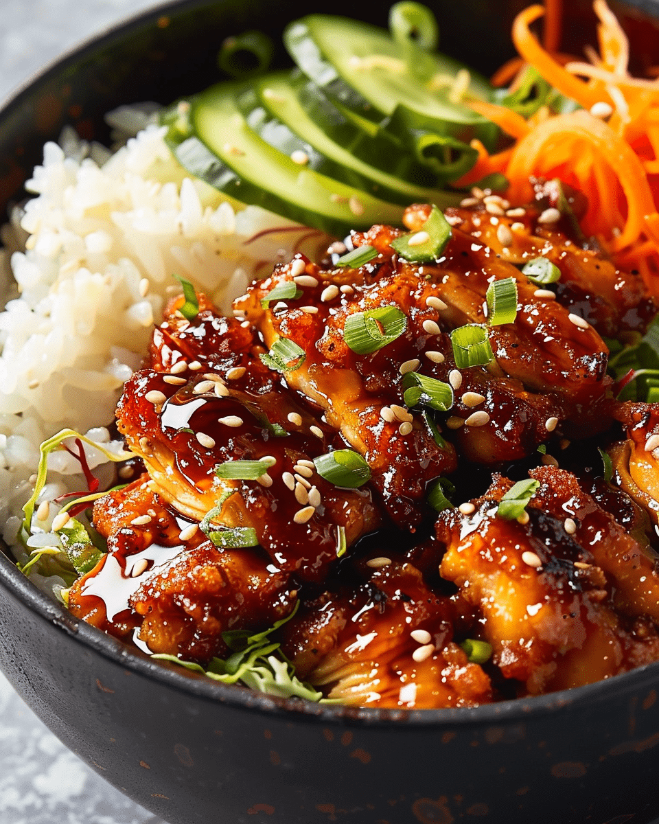 Hot Honey Chicken Bowls